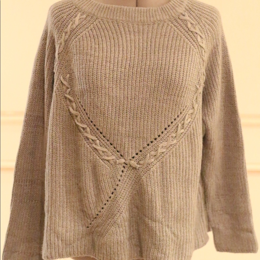 Knitted Gray Sweater - Picture 2 of 3
